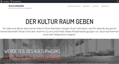 Desktop Screenshot of kulturwerk.net